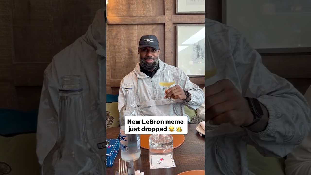 LeBron created another meme 😂😂
