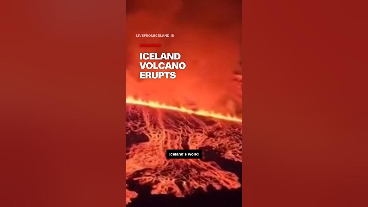 Iceland volcano erupts