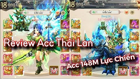 Yong Heroes - Review Acc Thailand Top 1 cụm LSV S489 Vip 10 Lực chiến 148M