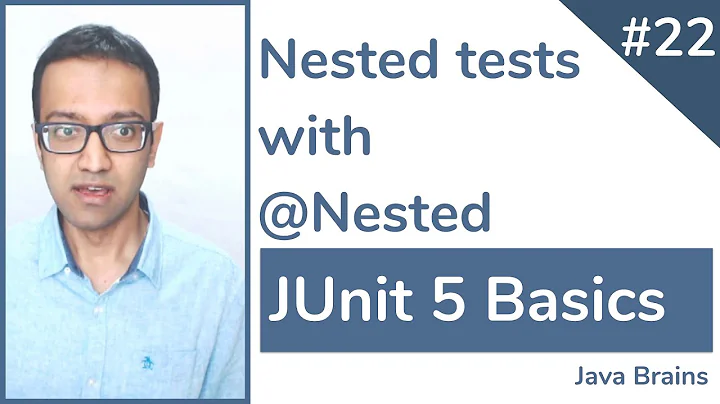JUnit 5 Basics 22 - Writing nested test classes