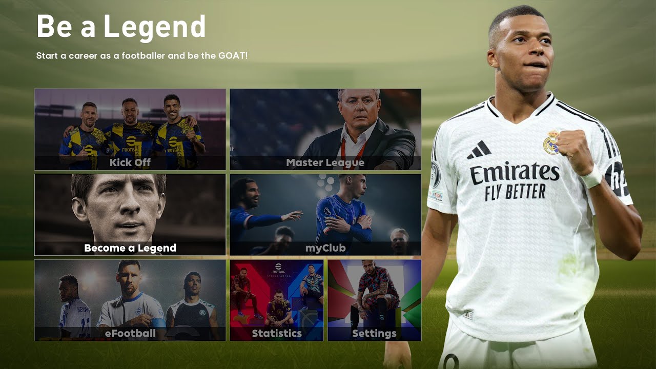 Release!!! Graphic Menu eFootball 2025 V2 For PES 2021 By WinPES21 ...