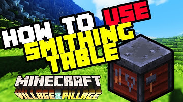 How to use the Smithing Table in Minecraft Survival - 2019