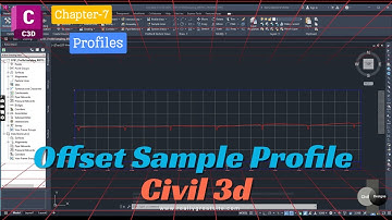 7.1 How to Create Existing Surface Profile in AutoCAD Civil 3d | Create Offset Profiles in Civil 3d