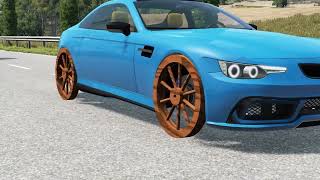 Cars vs 100 Spike Strips – BeamNG Drive