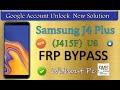 Gambar cover Samsung J4 Plus Android 9 J415F U6 FRP Bypass No PC  No Sim