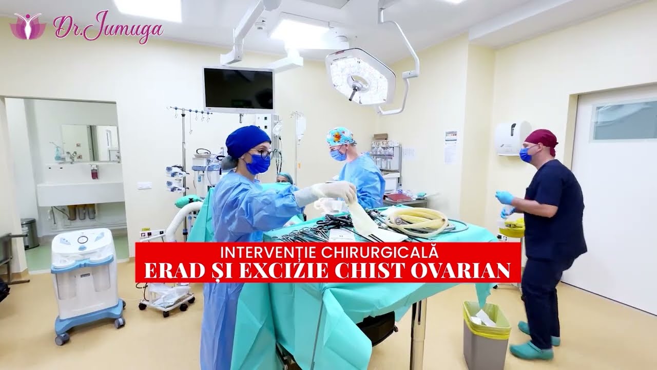 Chist ovarian și ERAD în aceeași intervenție