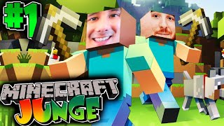 LOST in MINECRAFT - UNGE macht mich zum "PRO" (Minecraft Junge)