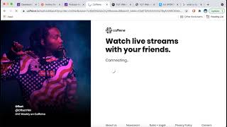 How to create an account in Caffeine tv app? screenshot 4