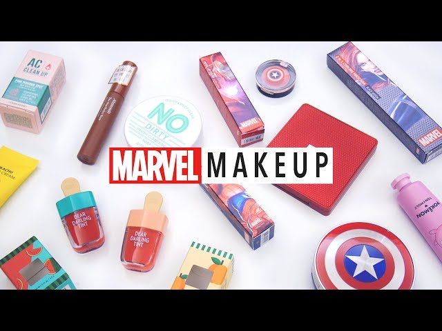 🥊 Marvel Makeup | The Face Shop Collection + A'Pieu, Etude House, Mamonde  Items 🥊 - Youtube