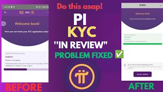 HOW TO SOLVE THE PENDING PI NETWORK KYC PROBLEM UPDATE |Please do Fast |