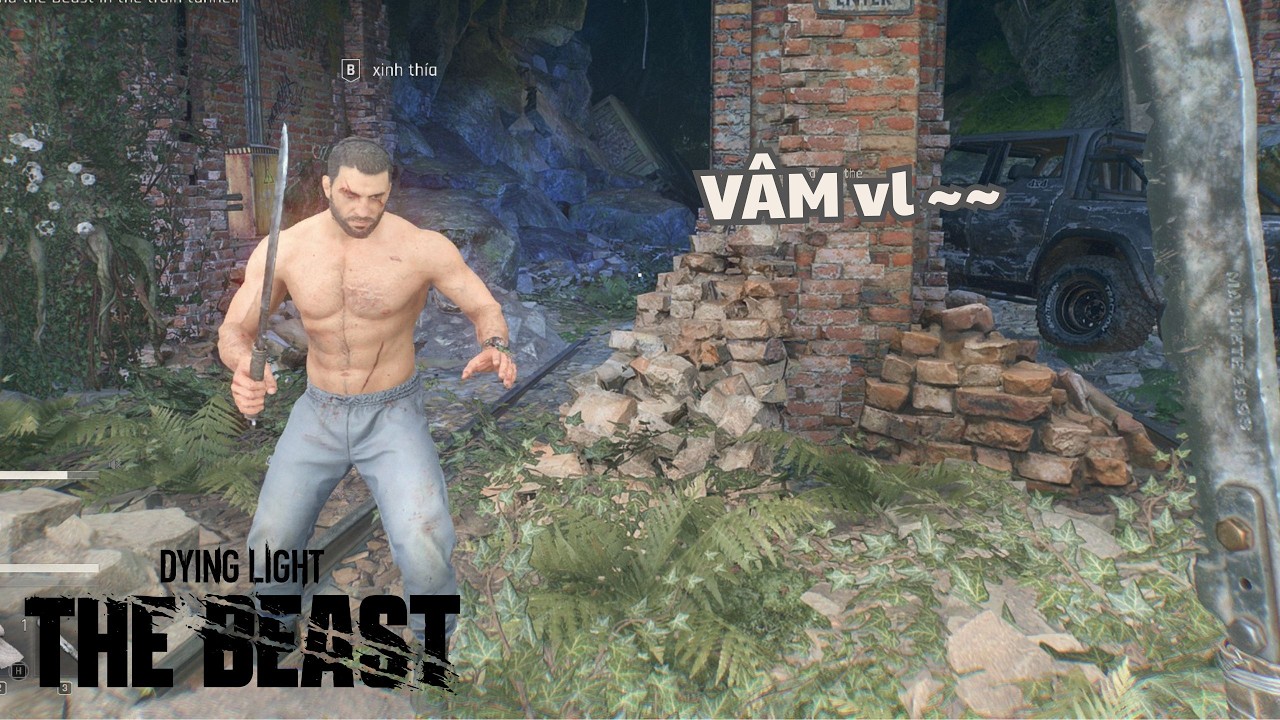 2 thằng khứa cởi trần đấm zombie, hoang dã vl ~~~ | Dying Light The Beast #2