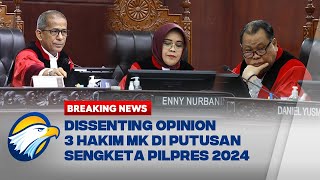 [FULL] Dissenting Opinion 3 Hakim MK, Saldi Isra, Enny Nurbaningsih dan Arief Hidayat