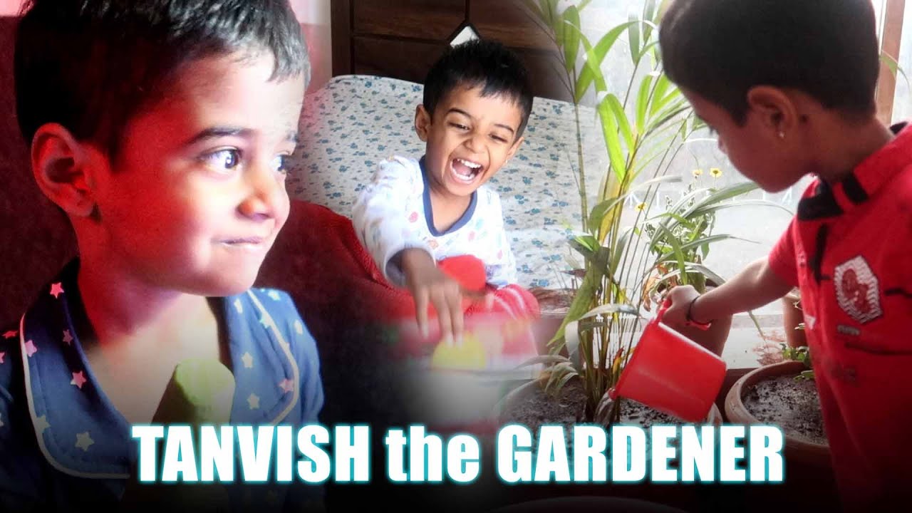 TANULYA झाला बागेचा माळी | Junior JKV | Marathi Vlogs