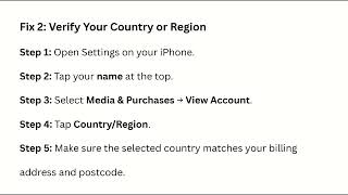 How to Fix Apple ID Keeps Saying Postcode Invalid -Billing Address & Region Settings Troubleshooting