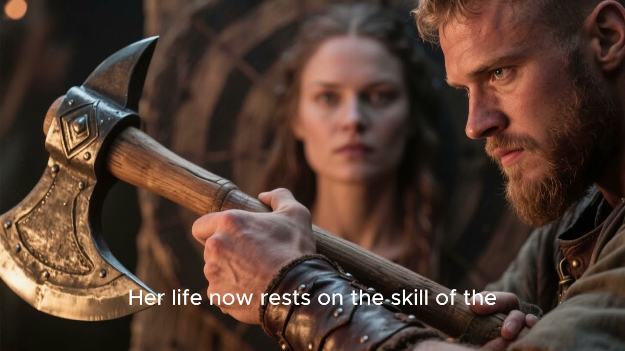 The Vikings (1958) | Trial by axes: “Odin’s test” for a faithless wife