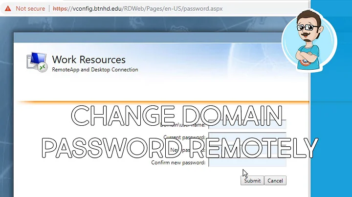 Change Domain Users Password with Remote Services!