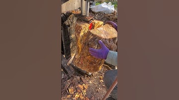 Hydraulic wood splitting process- Good tools and machinery make work easy