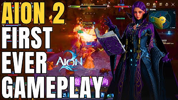 AION 2 First Ever Real Gameplay - SORCERER CLASS Skills and Combat Showcase! (New MMORPG 2025)