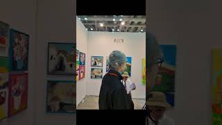 #오늘 제45회 부산미술제,  부산BBAA국제아트페어 개막전  모습. #서양화가 김애경 #해바라기 #부산미술제 #국제아트페어 #해운대화실