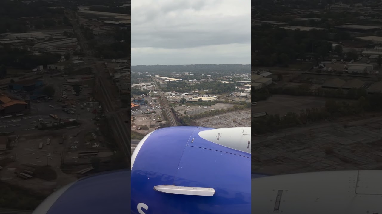 Landing in Birmingham (SWA, WN2435, N474WN)