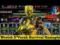 D’Vorah Wretch Level 60 FW Elder Tower (Max Bonus Points) Survivor Mode Gameplay MK Mobile