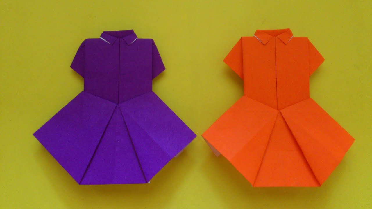 Cara Membuat Origami Baju Seragam Sekolah  Origami  Baju  