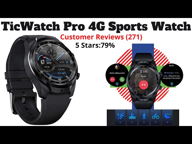 TicWatch Pro 4G men's sports smartwatches review!