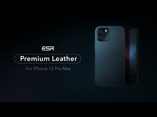 ESR Case for iPhone 12 Pro Max, Leather Case for iPhone 12 mini 12 Pro Max,