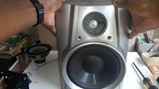 bass test for sharp 8in subwoofer speaker #tutorial #howto #diy #bassboosted