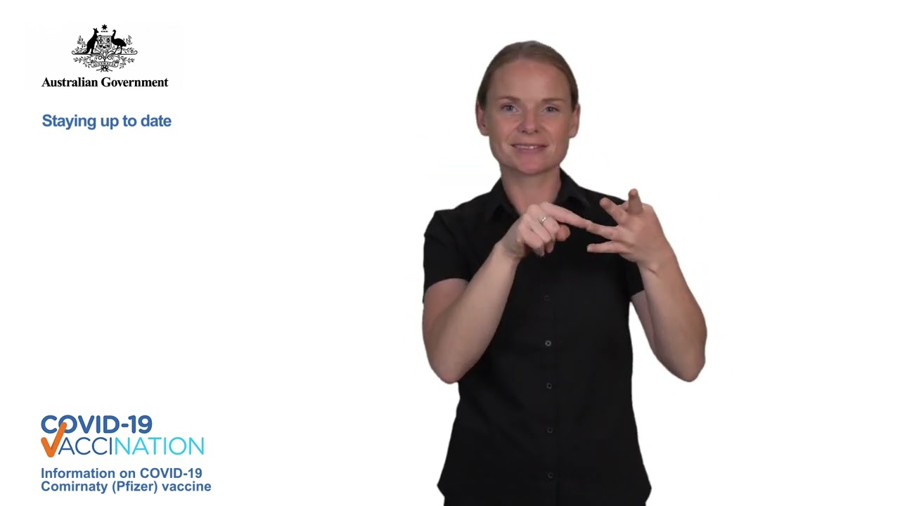 COVID-19 vaccination – About the Pfizer vaccine – Auslan