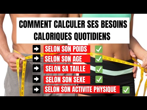 Vidéo: Comment calculer vos besoins caloriques quotidiens totaux : 7 étapes