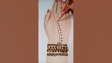 stylish mehendi design 🌿 ✨️ 😱 #trending #henna #youtubeshorts #viralvideo #shortsfeed