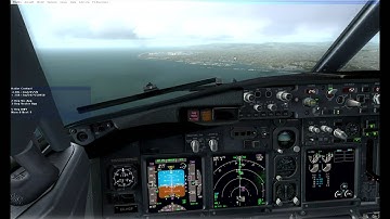 FSX PMDG NGX 737 LEBL Landing