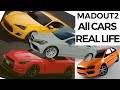 All Real Life cars for MadOut2 BCO
