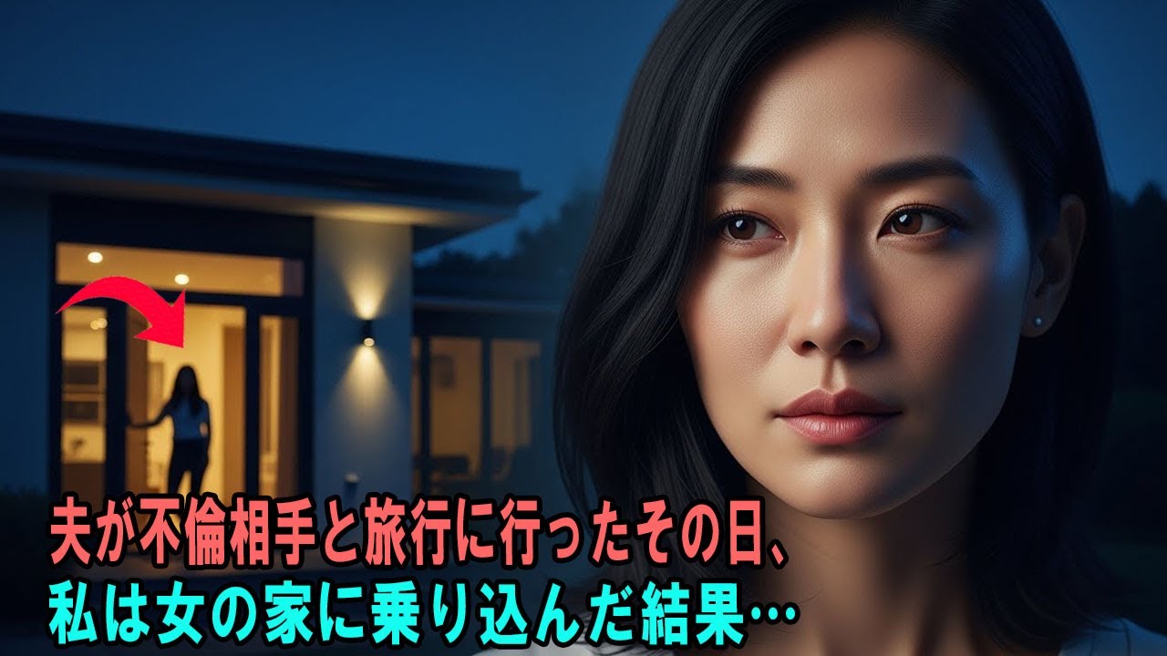 夫が不倫相手と旅行に行ったその日、私は女の家に乗り込んだ結果… #感動の物語 #AIストーリー