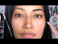 L.A. GIRL BROW POMADE EYEBROW TUTORIAL + EYEBROW SWATCHES OF ALL 6 SHADES!