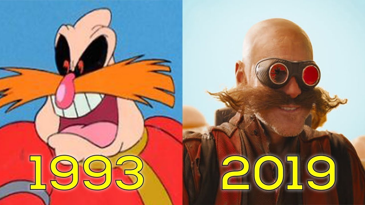 Evolution of Dr  Eggman in Movies, Cartoons & TV 1993 2019
