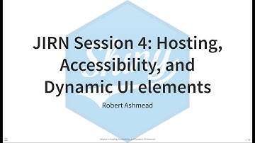 Creating R-Shiny Applications & Dashboards Session 4: Hosting Accessibility and Dynamic UI Elements