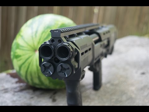 DP-12 Double Barrel Shotgun Vs Watermelon