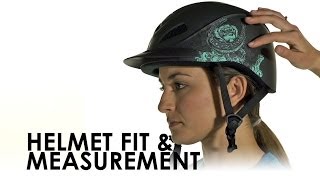 riding helmet sizing fit guide for equestrians