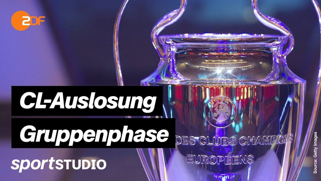 Auslosung UEFA Champions League Gruppenphase 2021/22 sportstudio
