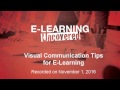 Visual communication tips for elearning