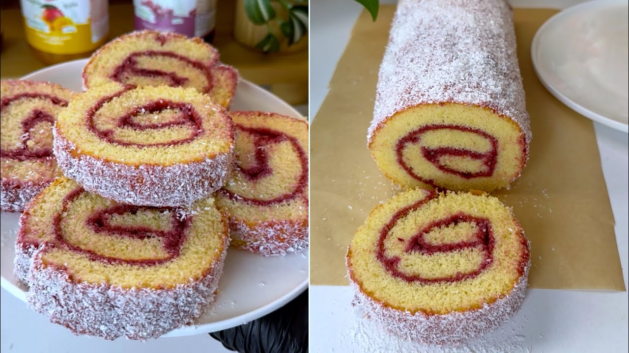 بسكوي رولي 5ملاعق بمكونات اقتصادية وذوق رائع 👍 اسهل والذ منو متلقايش 💯 