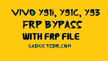 Vivo Y91i, Y93, Y91C FRP Bypass using SP Flash Tool Latest Way