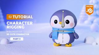 3D Cute Character Rigging in Blender for Beginners | Blender Tutorial for Beginners [RealTime]