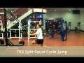 TRX Split Squat Cycle Jump