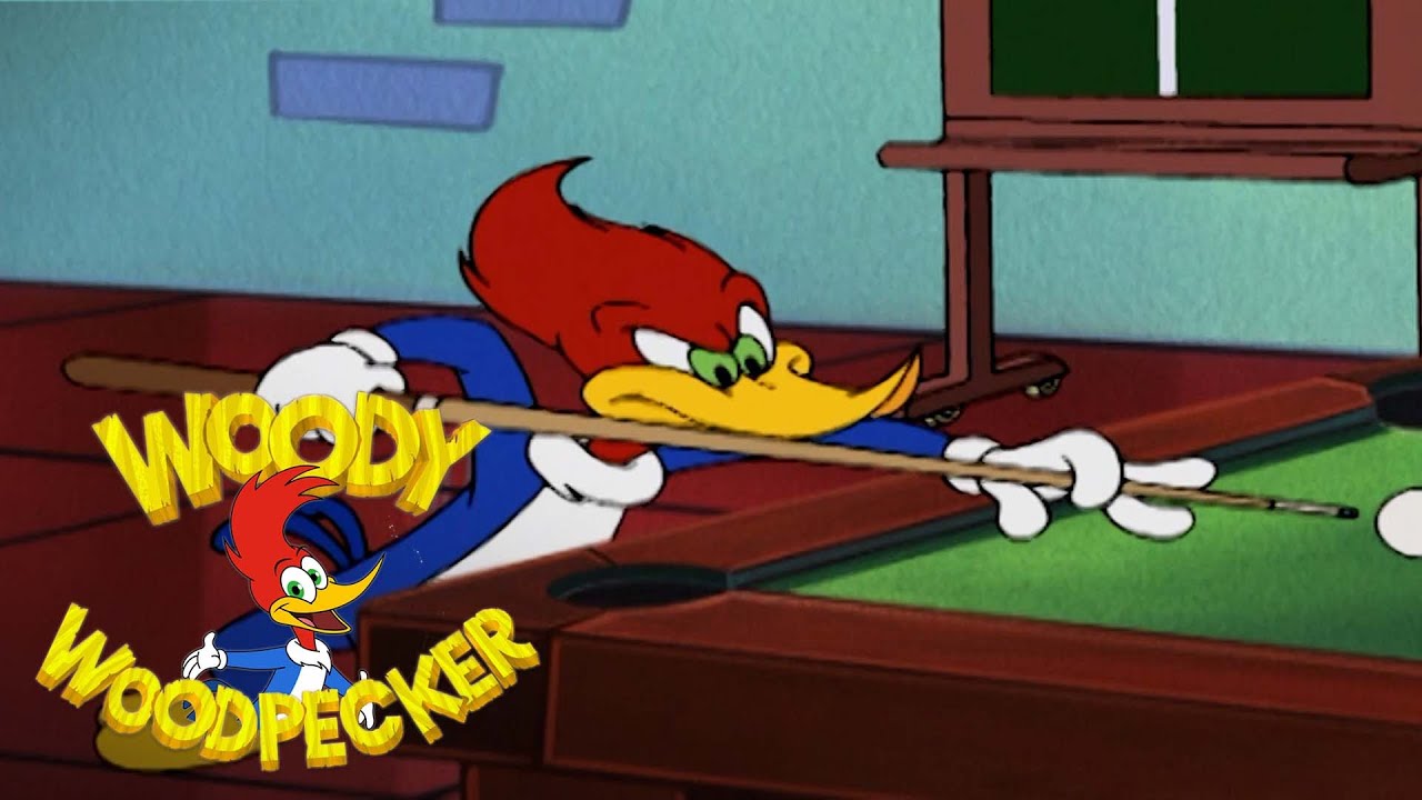 Woody Woodpecker Woody Plays Pool With Buzz Full Episode YouTube