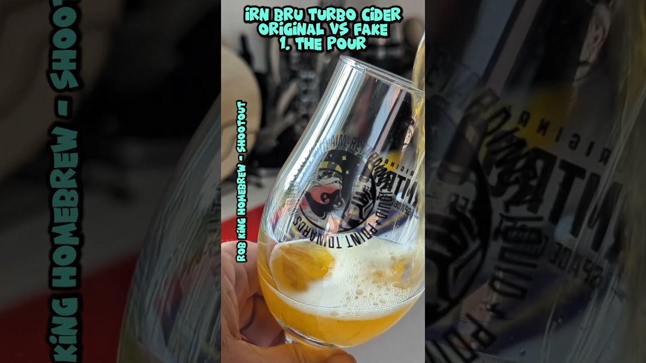 Irn Bru Turbo Cider Shootout | Irn Bru Extra vs Iron Brew Syrup | IBShoot 01