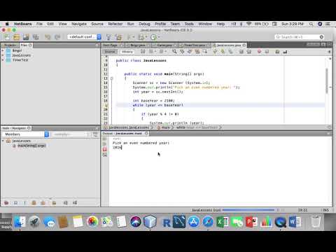 While loop demo