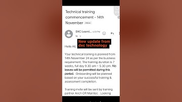 New update from dxc technology regarding the domain training #dxc #dxctechnology  #onboarding